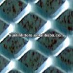 flatten expanded wire mesh