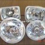 train parts/train lamp head/220v/110v/40v 5&quot; 7&quot; round /squre sealed beam for train