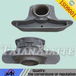 cast steel coated sand casting machining for train parts axle block-custom made