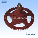 Spur gears for locomotive brake system