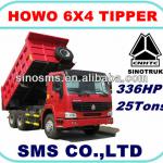 sinotruck howo 6x4 tipper for sale 25 ton zz3257n3841w