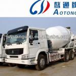 China Hot Sale 290HP-370HP 8m3--10m3 Cubic Meters Concrete Mixer Truck Cement Mixer Truck Trailer Cement Mixer Truck Trailer