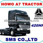 sinotruk howo tractor truck low price sale howo a7 420hp-