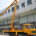 18 meters vehicle type aerial working operation boom lift truck
