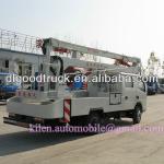 12m-13.5m Dongfeng platform telescopic electricity truck high-altitude operation truck
