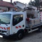 Truck Nissan cabstar 3511 euro 4 with work platform Versalift ET26NEXS 10 meters working height