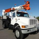 International 4800 4x4 Altec D845A TC Corner Mount Digger Derrick Truck For Sale