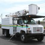 2004 GMC C7500 High-altitude Operation TruckTerex Hi-Ranger XT-55 High-altitude Operation Bucket Truck