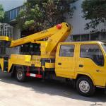 dongfeng 20m telescopic boom hight platform operation truck