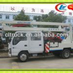 ISUZU Tail-lift Truck ,overhead working truck,hydraulic aerial cage