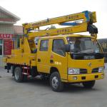 china Dongfeng 12m hydraulic aerial cage truck