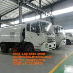 dognfeng 8 cbm street sweeper truck , road cleaning truck