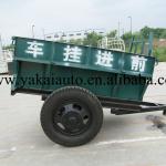 2axles 2wheel trailer,flat bed box,farm trailer