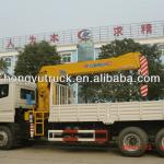 6*4 truck with boom truck crane