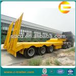 China manufacturer low bed semi trailers on sale