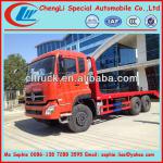 flatbed trucks to to carry excavator , dongfeng slide flat bed recovery truck