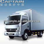 Dongfeng captain series small cargo box truck