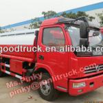 8000 liters Fuel Tank Truck Dongfeng DLK Mobile Fuel Tanker For Sales