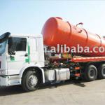 Capacity 16m3 Suction Type Sewer Scavenger Truck