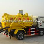 sewage sludge suction tanker truck