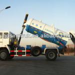 Sinotruk 6 wheeler 8000 litre lifting sewage truck for sale