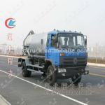 8m3 Dongfeng 153 vacuum sewage suction truck