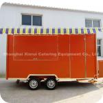 2013 Firm Structure BBQ Meat Refrigerated Insulated Food Van Truck with Big Wheels XR-FV400 A-