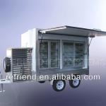 Transportable Walk in Solar Refrigeration Trailer Van