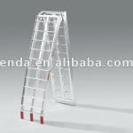 Arched aluminium folding ramp