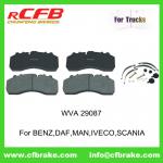 Truck parts Brake Pad 29087 for BENZ Actros,Atego,Axor,Citaro,DAF,MAN,IVECO-CF-0201