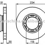 brake disc,brake rotor 6704210312 Mercedes-benz