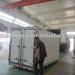Cheapest! color steel /aluminum/steel plate truck cargo box/cargo truck box body for sale-Hongyu cool van box