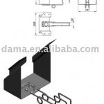 Dm05083, used for truck body parts, galvanized mild steel wheel chocks-Dm05083