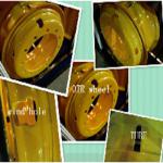 3 pcs tube OTR steel wheel-11.25-25/1.7