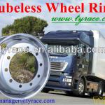 steel wheel rims 9.00*22.5 for heavy truck and trailer with DOT ECE TUV certificates-9.00X22.5