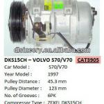 volvo car/auto air condition compressor DKS15CH -VOLVO S70/V70-ZEXEL DKS15CH