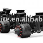 3 Axle Suspension with 12 ,13,14 pcs Leaf Spring