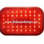 LED Truck Light with 50LEDs&amp; red stripe lens