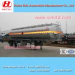 2 axles flammable liquid tank semi-trailer HLQ9353GRYAA