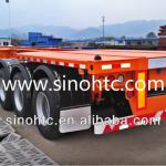 40ft/20ft Container Skeleton/ flatbed semi trailer HTC9342TJZ