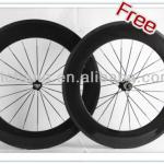 carbon wheelset 88mm clincher glossy wheelset novatce 271-372 hub free shipping