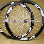 China Carbon Wheel, Most Carbon Wheelsset Clincher 50mm, Chinese carbon fiber bike wheels HF-W50-T/C