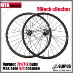 Disc Brake, mtb 29er clincher Top Performance Full Carbon 29er Mountain Bike Wheel Passed EN Standard ES-MB30C