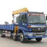Foton 3 axles boom truck crane,9 ton crane truck CLW5253JSQB3