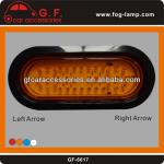 OVAL AMBER LED TRUCK TRAILER STOP TURN TAIL LIGHTS