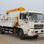 pick up crane truck knuckle hyraulic arm straight crane truck JDF5120JSQ