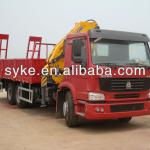 sinotruck lorry-mounted 6x4 truck with brick crane ZZ5323JQZ25U5 ZZ1257N5241W