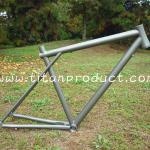 Titanium Road Bike Frame Tapered Headtube/Replaceable Dropouts/Sandblasting Finish