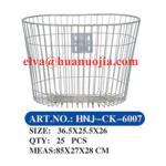 White STEEL BASKET SUITABLE FOR 16 bicycle HNJ-CK-6007